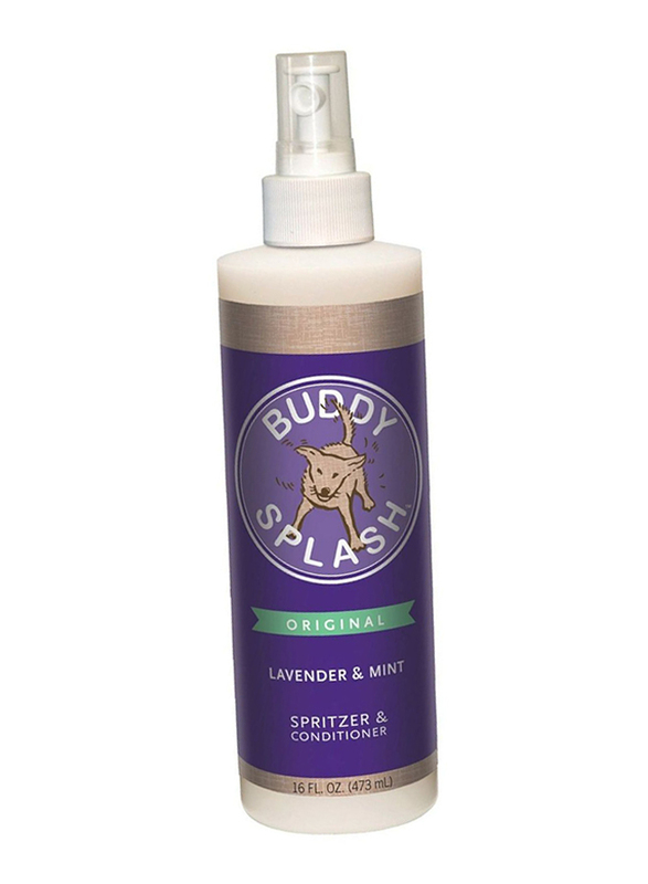 

Buddy Splash Dog Spritzer & Conditioner Lavender & Mint Scent, 473ml, Purple