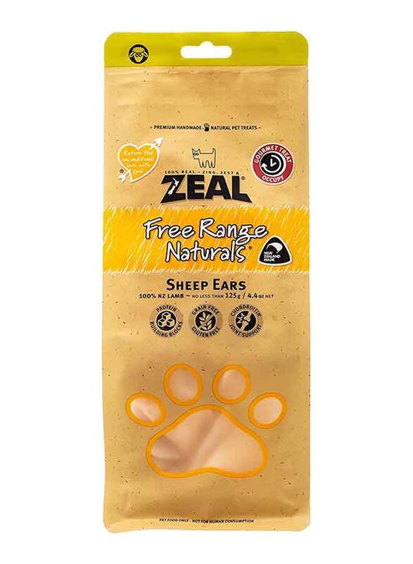 

Zeal Free Range Naturals Sheep Ears Dog Dry Food, 125g