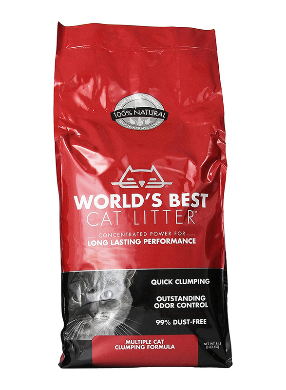 

World's Best Cat Litter Unscented Multiple Clumping Litter, 3.63Kg, Multicolour