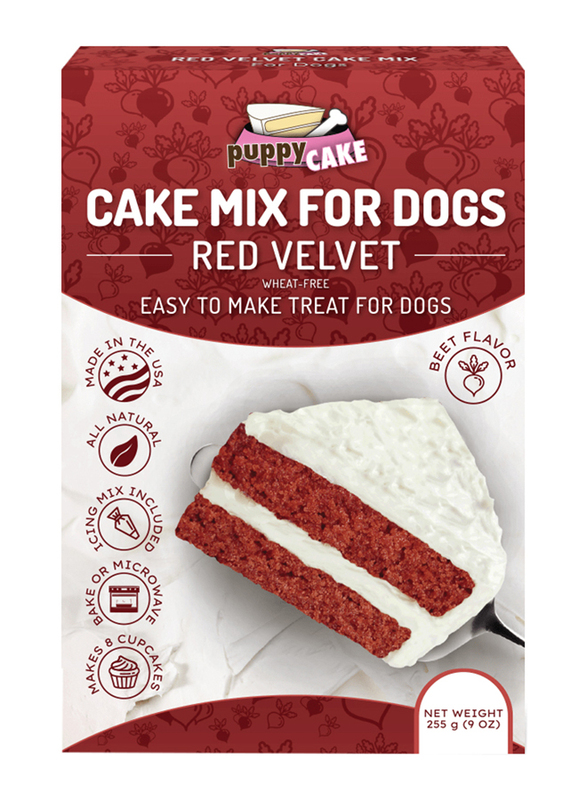 

Puppy Cake Beet Flavour Red Velvet Dog Cake Mix, 255g