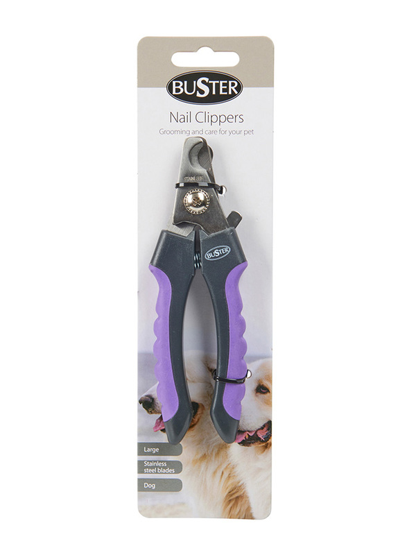 

Buster Pet Nail Clippers, Black/Purple