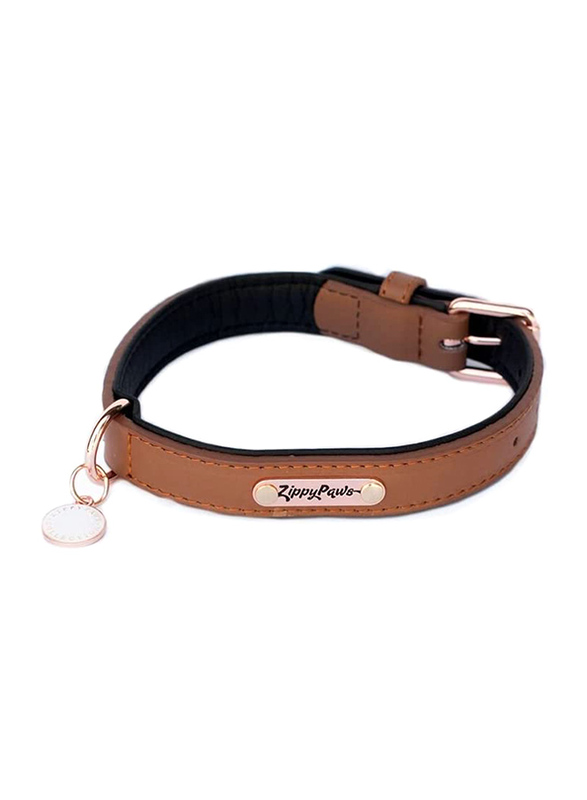 

Zippy Paws Legacy Collection Leather 5-Feet Dog Leash, Brown