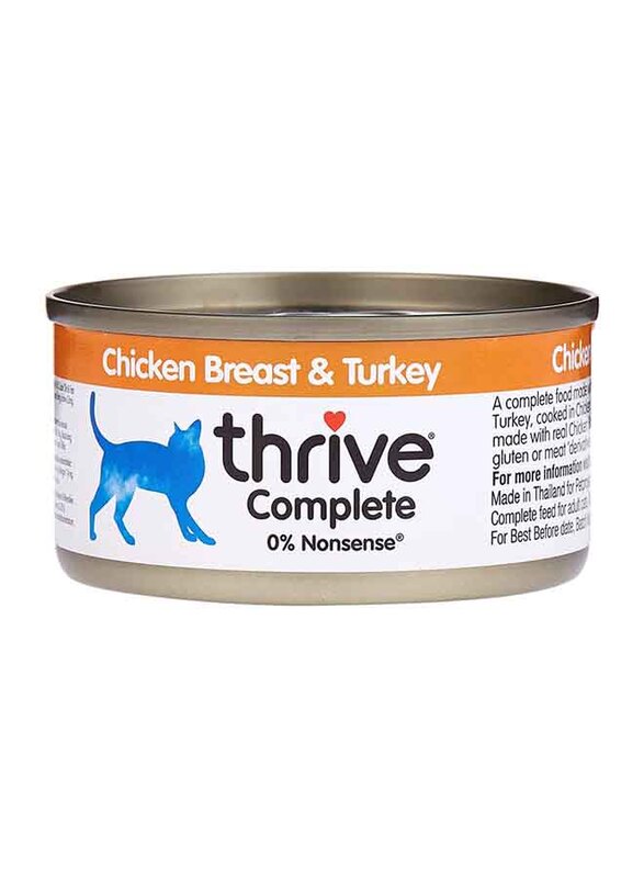 

Thrive Chicken Breast & Turkey Cat Wet Food, 75g