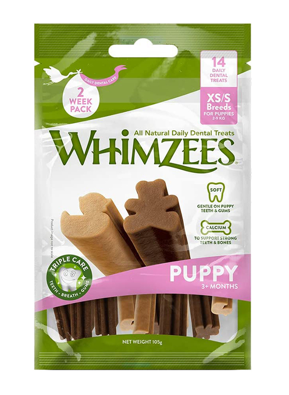 

Whimzees Soft Dental Stick Treat Dry Dog Food, 14 Pieces