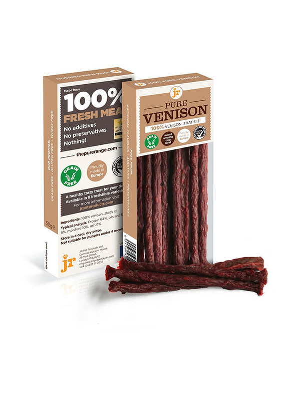 

JR Pure Venison Stick Dog Treats, 50g