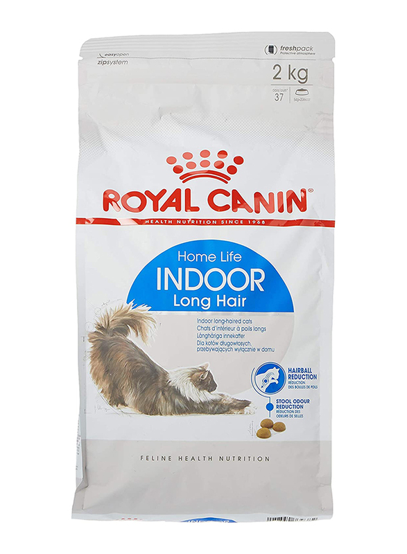 

Royal Canin Feline Health Nutrition Indoor Long Hair Cat Dry Food, 2 Kg