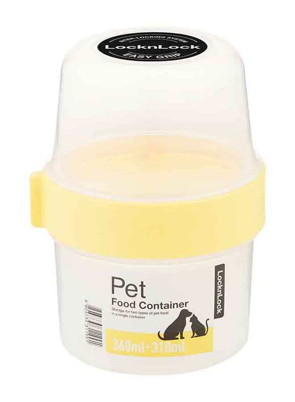 

LocknLock Pet Food Container, 670ml, Yellow