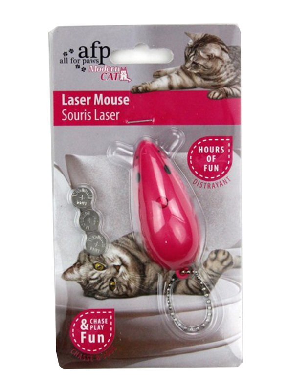 

All For Paws Laser Mouse Cat Toy, Pink