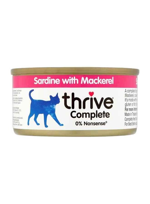 

Thrive Complete Sardine & Mackerel Cat Wet Food, 75g