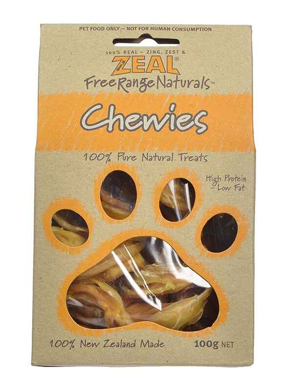 

Zeal Natural Beef Chewies Treat Dog Dry Food, 125g