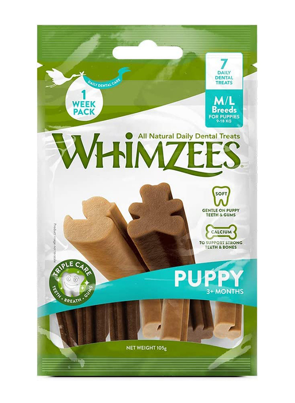 

Whimzees Dental Treat Dog Dry Food, 105g