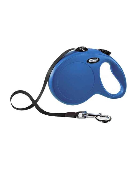 

Flexi Classic Retractable Tape Dog Leashs, Large, 5m, Blue