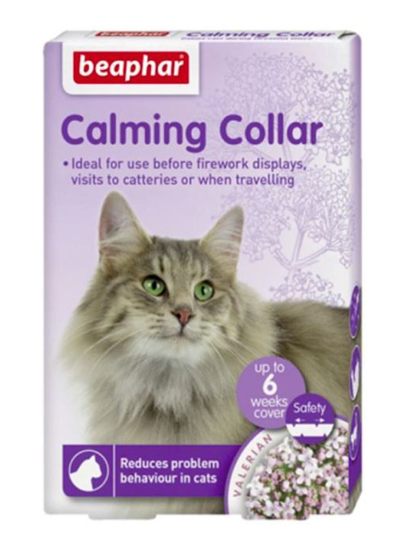 

Beaphar Calming Cat Collar with Valerian, 35cm, Lavender