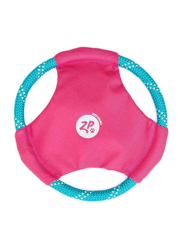 

Zippy Paws Rope Gliderz Outdoor Flying Disc Dog Toy, Magenta