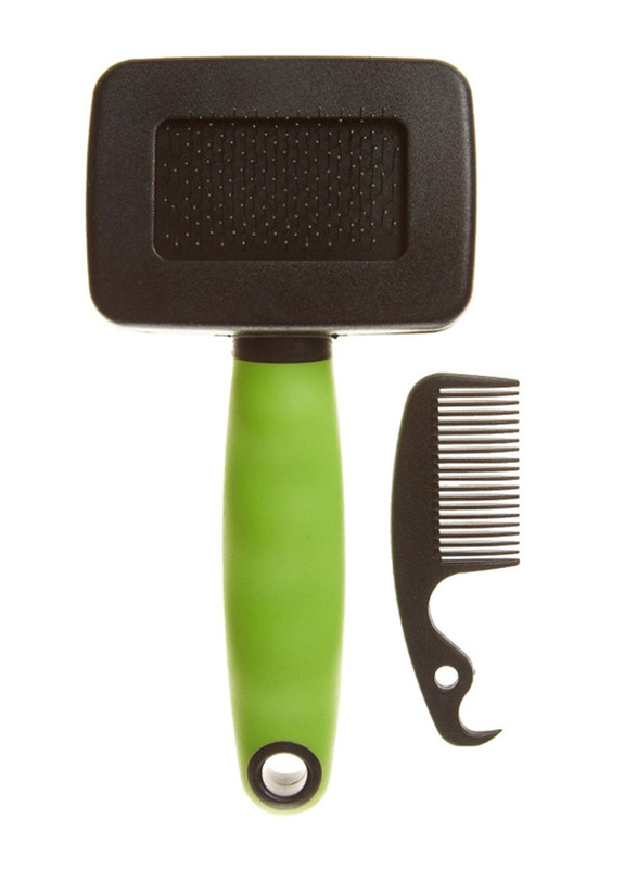 

Ferplast Slicker Brush for Small Cats, Gro 5800, Green