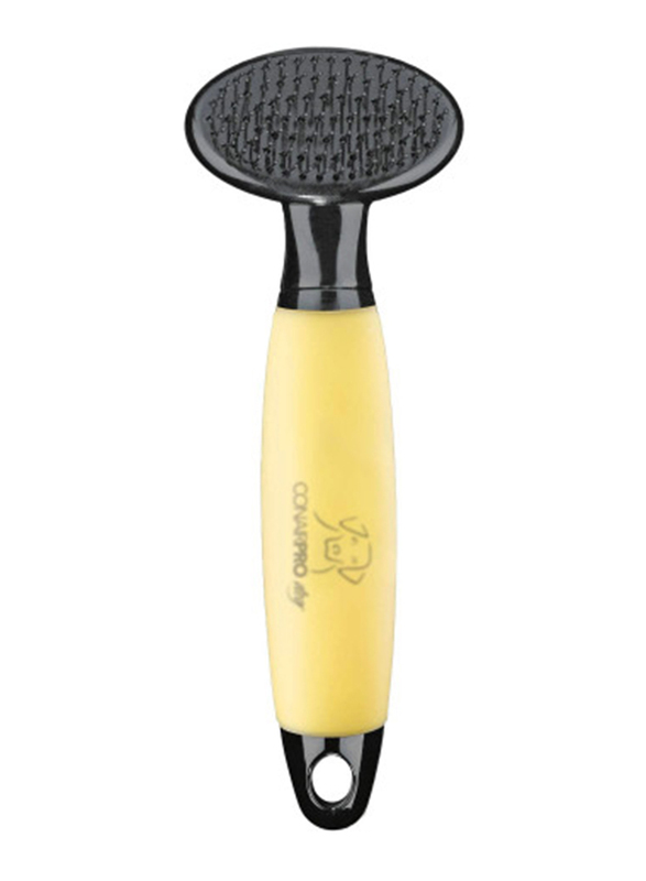 

Conair Pro Soft Pet Slicker Brush, Small, Black/Yellow