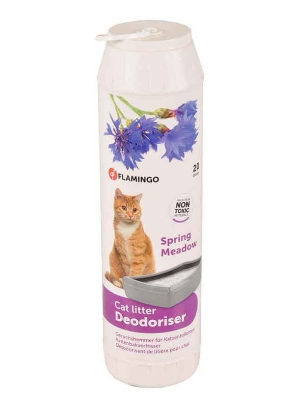 

Flamingo Cat Litter Deodorizer Spring Meadow Scent, White