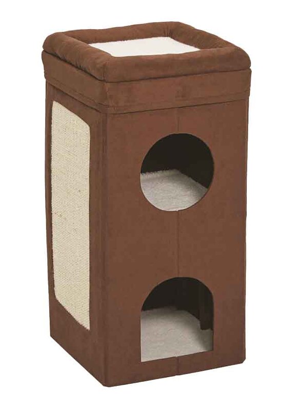 

Midwest Curious Scratcher Cat House, Brown