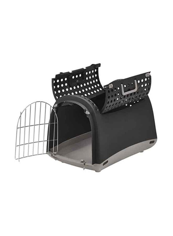 

Imac Linus Cabrio Pet Carrier Crate for Cat & Dog, Black