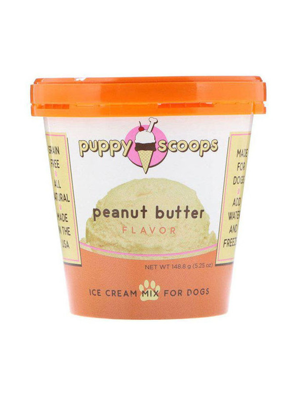 

Puppy Scoops Peanut Butter Flavour Dog Ice Cream, 148.8g