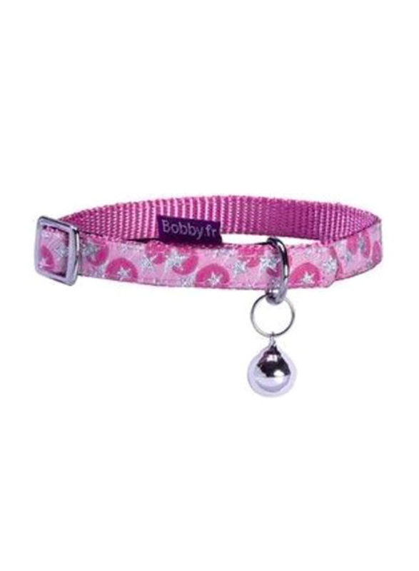 

Bobby Cat Collar with Bell, 17-26 x 1 cm, Pink