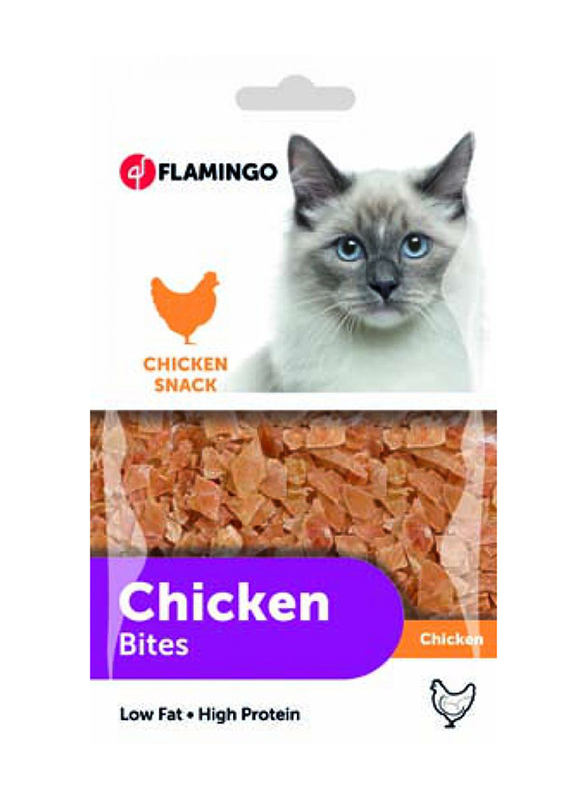 

Flamingo Chicken Bites Dry Cat Treats, 85gm