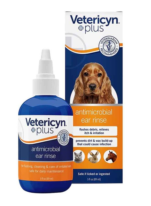 

Vetericyn Plus Non Toxic Antimicrobial Pet Ear Rinse, 89ml, Multicolour