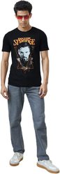 The Souled Store Official Doctor Strange Multiverse of Madness (Glow in The Dark) Printed T-Shirt for Men, Double Extra Large, Black