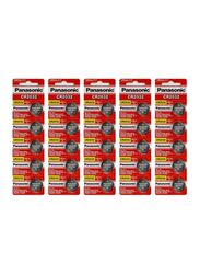 Panasonic Lithium 3V Indonesia Batteries, CR2032, 25 Pieces, Silver