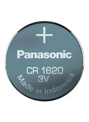 Panasonic Lithium Battery Set, 5 Pieces, CR1620, Silver