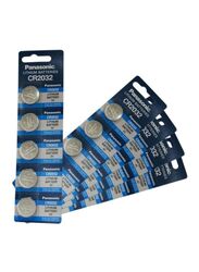 Panasonic Lithium Coin Battery Set, 25 Pieces, Silver