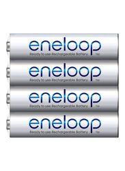 Panasonic Eneloop Aaa Micro Rechargeable Batteries, 4 Pieces, White
