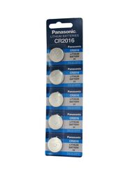Panasonic Lithium Coin Battery Set, 5 Pieces, Silver