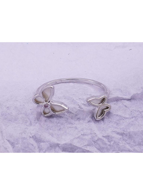 

Vibez Jewelz 925 Sterling Silver Butterfly Ring for Woman, US 7