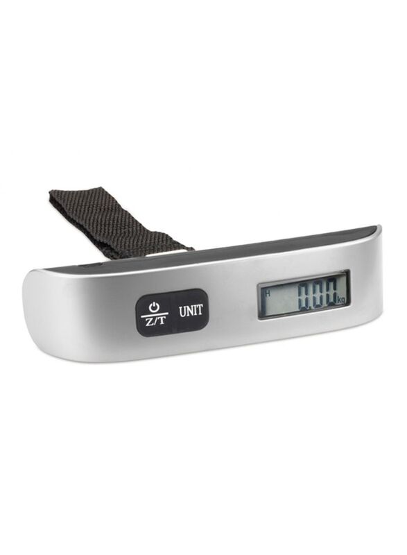 

Generic Mini Electronic Digital Luggage Scale, Silver/Black