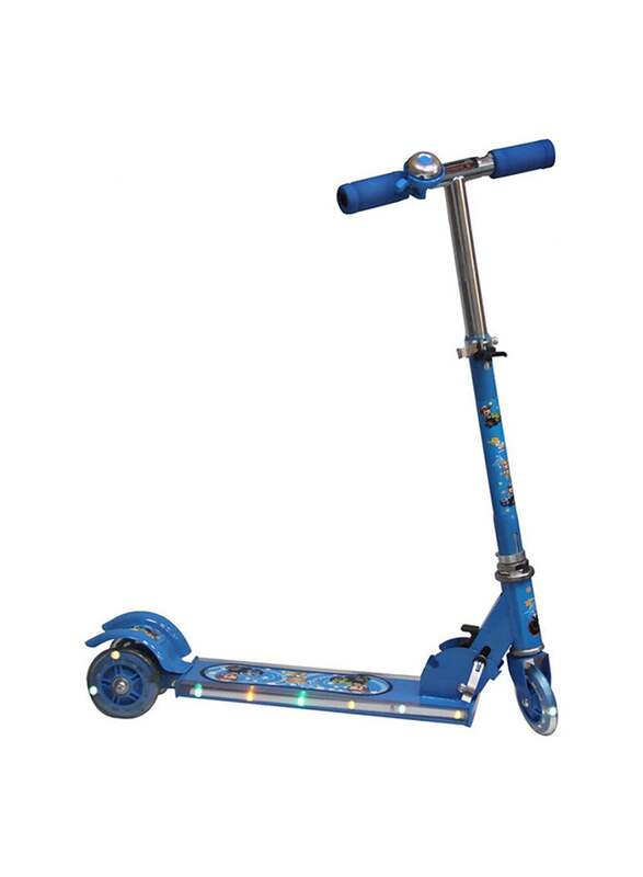 

Generic 3 Wheel Scooter with Music & LED Light Battery, Blue, Ages 8+