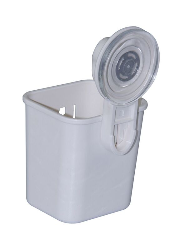 

Kinglxs Wall Mounted Toothbrush Holder, White