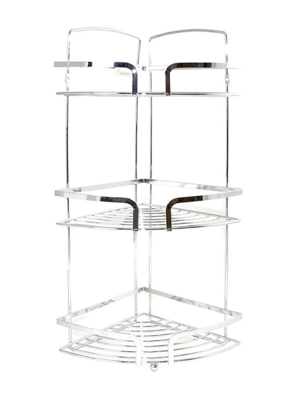 

In-House Corner Shower Rack, Silver