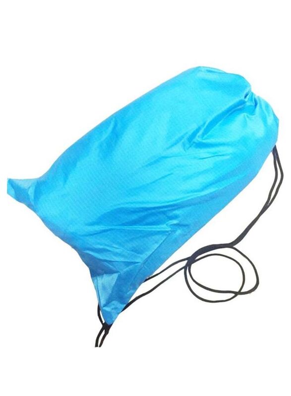 

Generic Lazy Sofa Inflatable Air Sleeping Bag, Light Blue