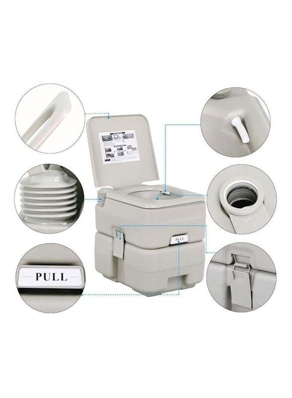 

Generic Portable Toilet Flush, 5 Gallon, Grey