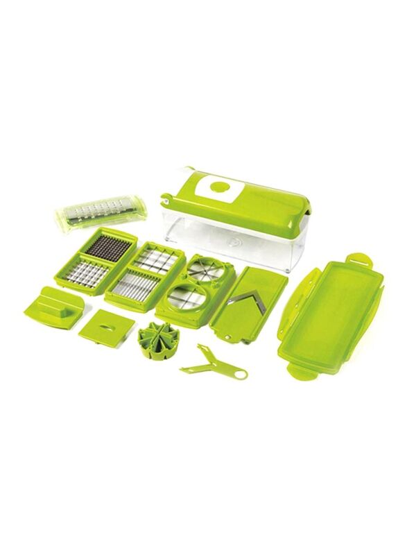 

Nicer Dicer Vegetable and Fruit Cutter Set, Green/White