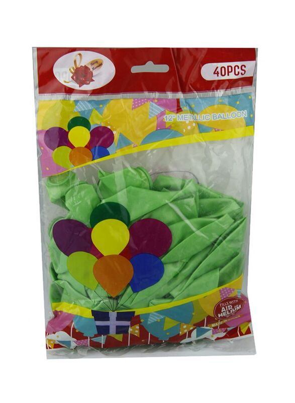 

Rosymoment 40-Piece 12-Inch Decorative Party Balloons Set, Green
