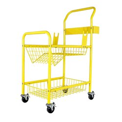 RHINOMOTIVE - Automotive Metal Detailing Trolley Yellow