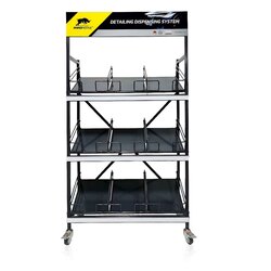 RHINOMOTIVE - Detailing Organizer and Dispensing Stand 3 Shelves for 9X16 L canisters