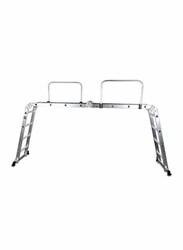 Rhinomotive Automotive Aluminium 4 Steps Multi Fold Ladders, 48cm x 126cm x 34cm