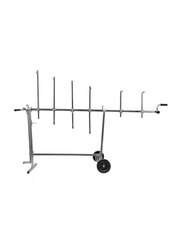 Rhinomotive Rotary Smart Paint Panel Stand, Matt Steel, 225cm x 95cm x 88cm