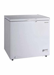 Sharp 190L Free-Standing Built-in Condenser Chest Freezer, SCF-K190X-WH3, White