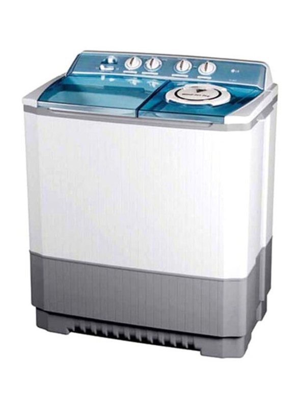 

LG 14 Kg Top Load Twin Tub Washing Machine, P1460RWNLAB, White