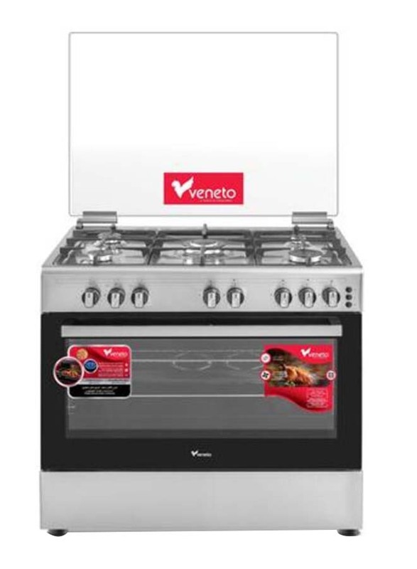 

Veneto 5 Burner Gas Cooker, C3X96G5VCF.VN, Silver