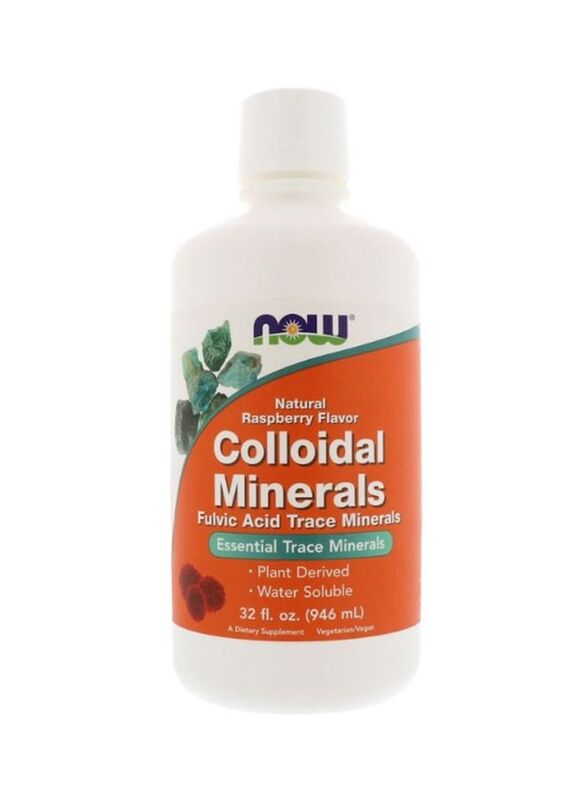 

Now Foods Colloidal Minerals Natural Raspberry Flavour Fulvic Acid Trace Dietary Supplement, 946ml